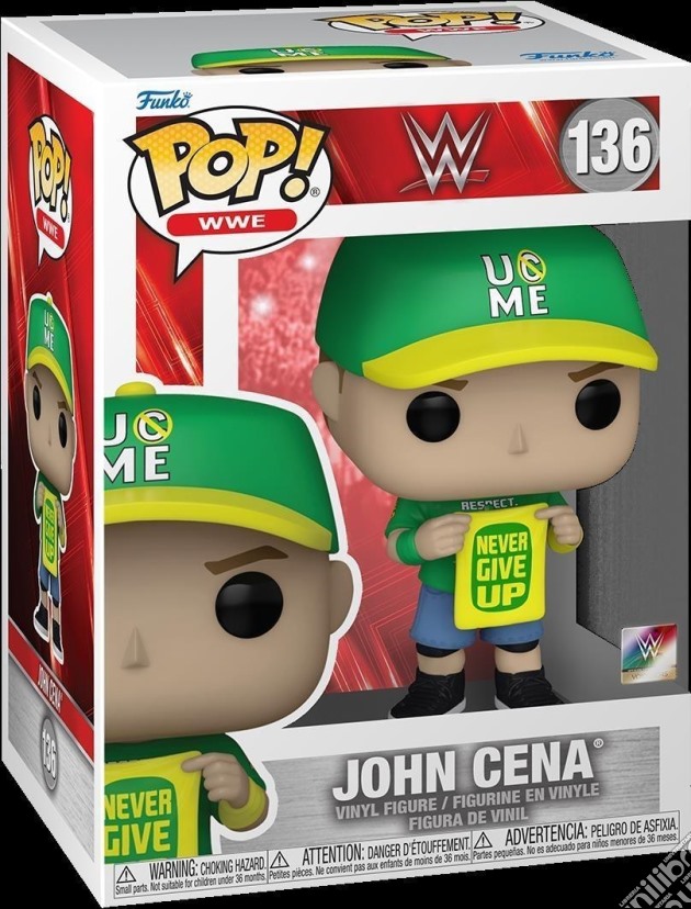 Wrestling: Funko Pop! Wwe - John Cena Never Give Up (Vinyl Figure 136) gioco