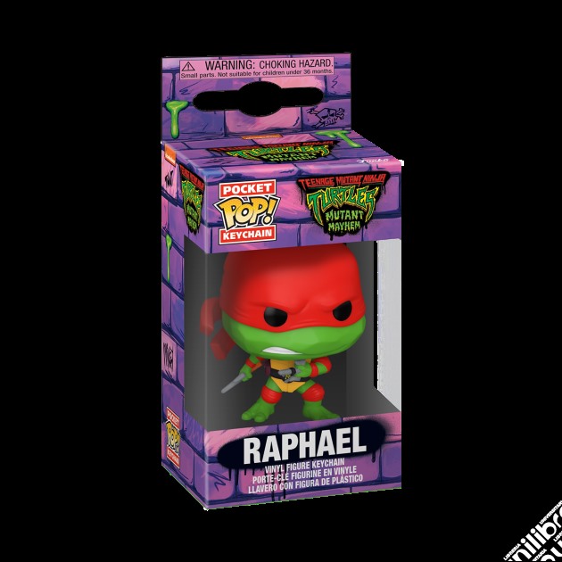 Teenage Mutant Ninja Turtles: Funko Pop! Keychain - Raphael gioco