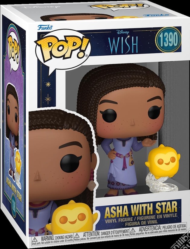 Disney: Funko Pop! & Buddy - Wish - Asha With Star (Vinyl Figure 1390) gioco
