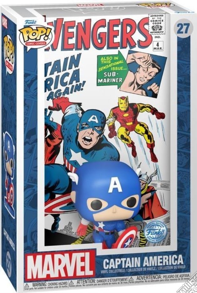 Marvel: Funko Pop! Comic Cover - Avengers - Captain America gioco