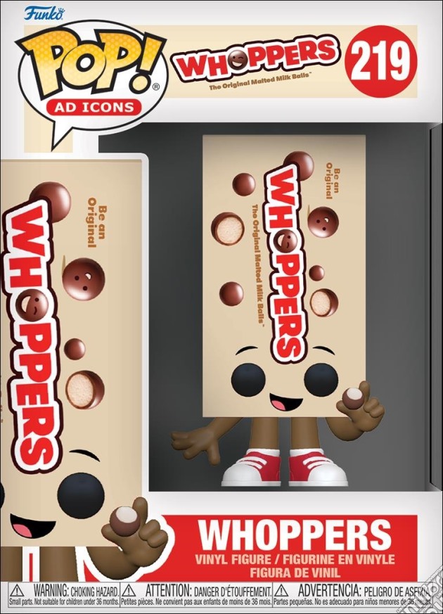 Whoppers: Funko Pop! Ad Icons - Whoppers Box (Vinyl Figure 219) gioco