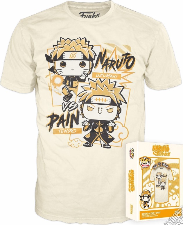 Naruto: Funko Boxed Tee - Naruto v Pain (T-Shirt Unisex Tg. S) gioco