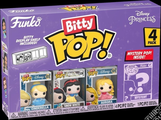 Disney: Funko Pop! Bitty Pop - Princess - Cinderella (4 Pk) gioco