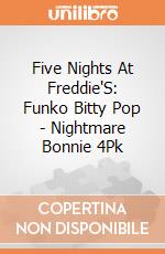 Five Nights At Freddie'S: Funko Bitty Pop - Nightmare Bonnie 4Pk gioco
