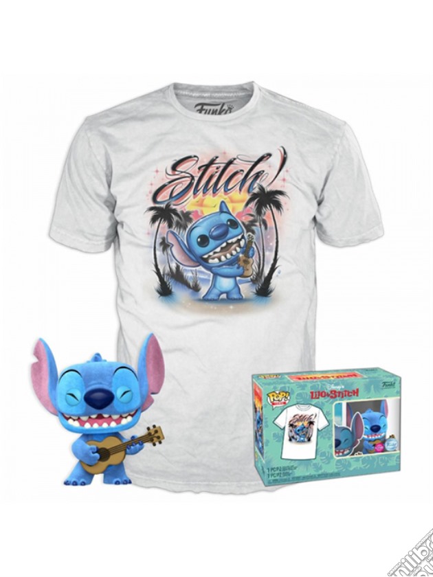 Disney: Funko Pop! & Tee - Lilo & Stitch - Ukelele Stitch (T-Shirt Unisex Tg. S) gioco di FUTS