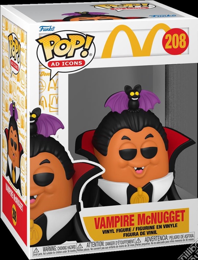 McDonald's: Funko Pop! Ad Icons - Vampire McNugget (Vinyl Figure 208) gioco