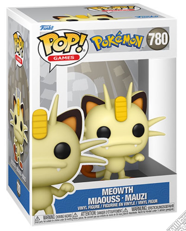 Pokemon: Funko Pop! Games - Meowth (Vinyl Figure 780) gioco