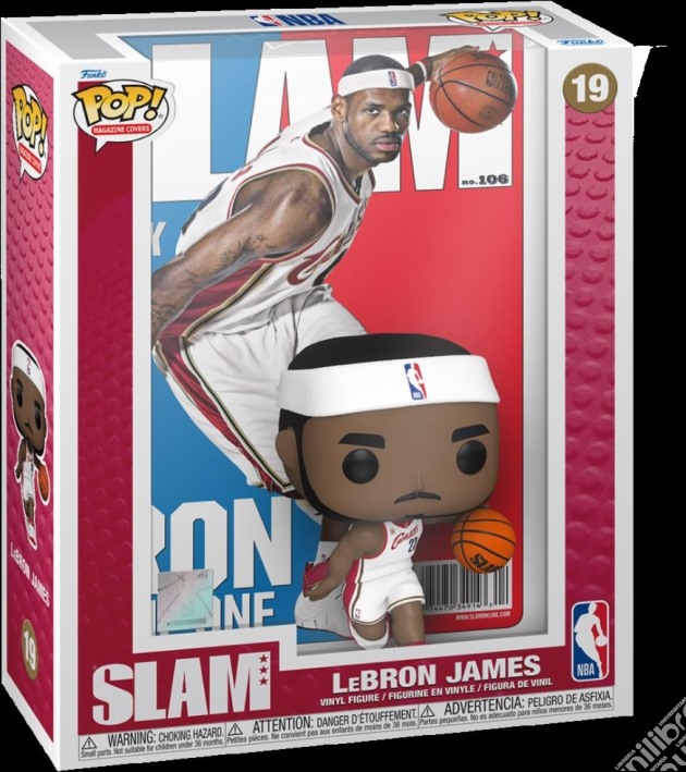 NBA: Funko Pop! Cover - Slam - LeBron James (Vinyl Figure 19) gioco