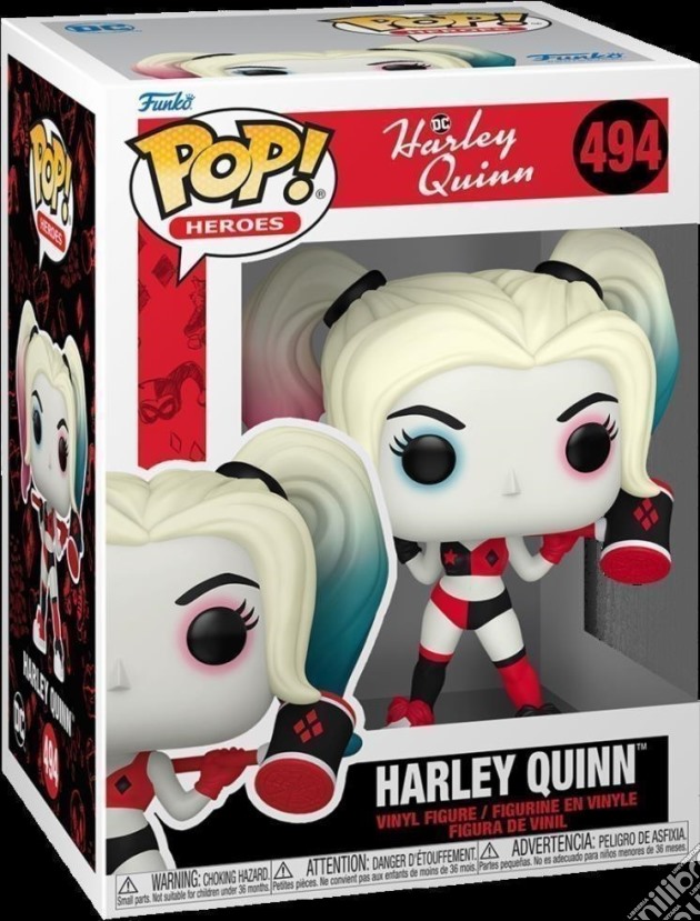 Dc Comics: Funko Pop! Heroes - Harley Quinn - Harley Quinn (Vinyl Figure 494) gioco di FUPC