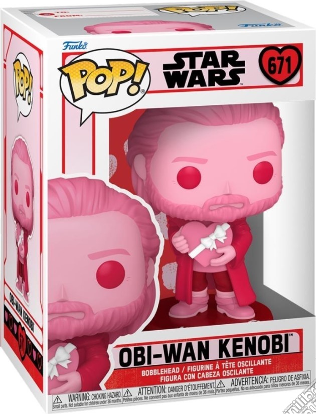 Star Wars: Funko Pop! - Valentines S4 - Obi-Wan Kenobi (Vinyl Figure 671) gioco