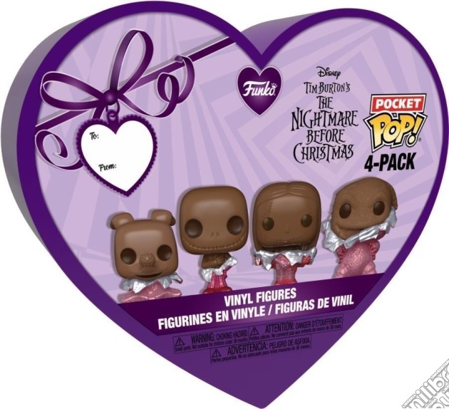 Disney: Funko Pocket Pop! Valentines Box - The Nightmare Before Christmas 4-Pack gioco
