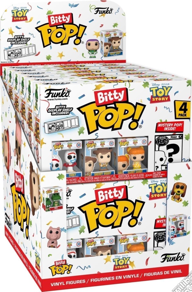 Disney: Funko Pop! Bitty POP - Toy Story - Espositore 12 Pz Assortimento 4-Packs gioco