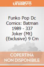 Funko Pop Dc Comics: Batman 1989 - 337 Joker (Mt) (Exclusive) 9 Cm giochi