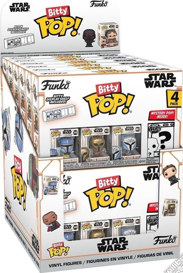 Star Wars: The Mandalorian - Funko Pop! Pop! Bitty Pop Espositore 12 Pz Assortimento 4-Packs gioco