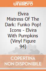 Elvira Mistress Of The Dark: Funko Pop! Icons - Elvira With Pumpkins (Vinyl Figure 94) giochi