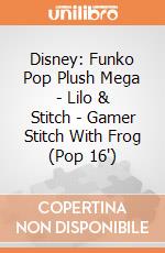Disney: Funko Pop Plush Mega - Lilo & Stitch - Gamer Stitch With Frog (Pop 16') giochi