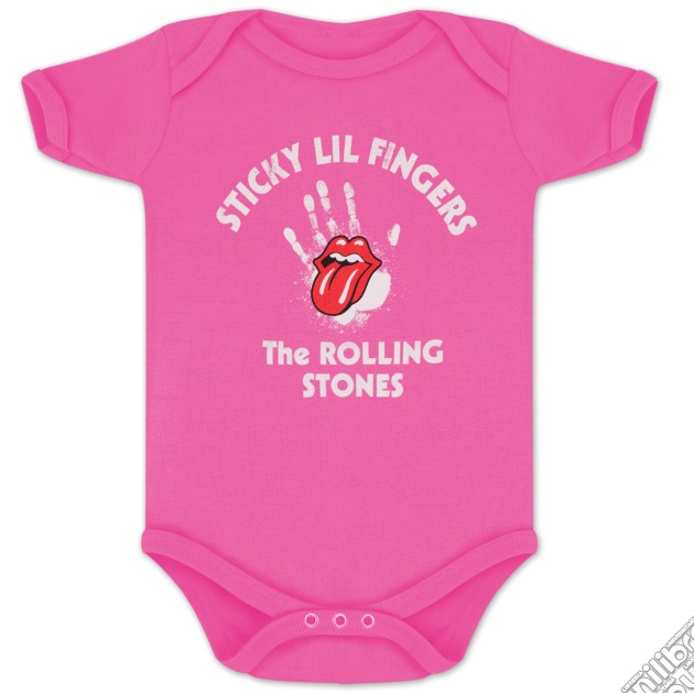 Rolling Stones (The) - Sticky Little Fingers - Pink Onesie (Body Neonato 12m) gioco