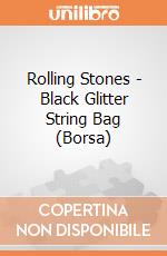 Rolling Stones - Black Glitter String Bag (Borsa) gioco di Rolling Stones