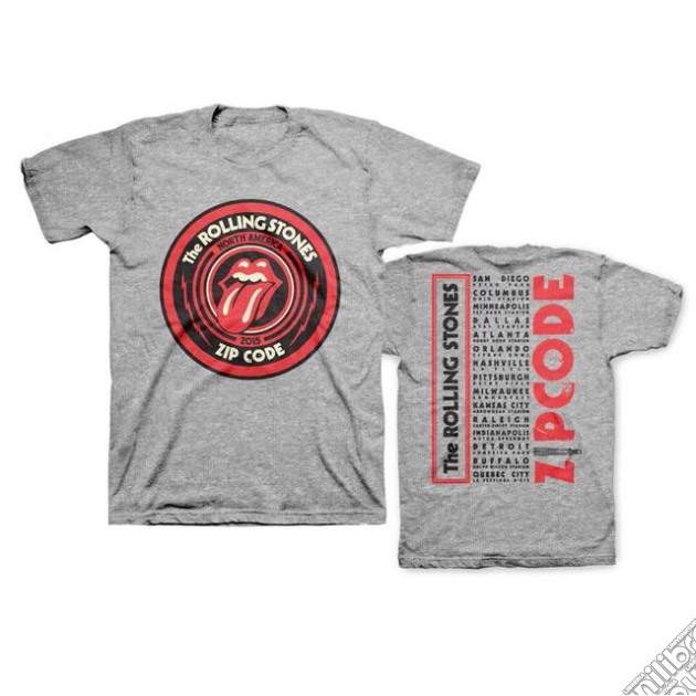 Rolling Stones (The) - Zc15 Circle Logo Grey Tour (T-Shirt Unisex Tg. XL) gioco