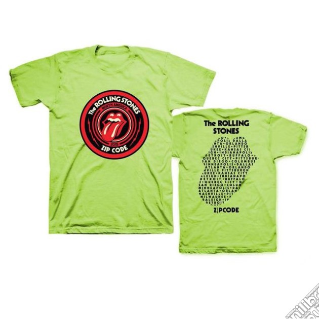 Rolling Stones (The) - Zc15 Circle Logo Lime Tour (T-shirt Unisex Tg. S) gioco