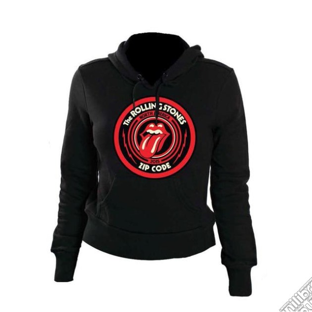 Rolling Stones (The) - Zc15 Circle Logo Black (Felpa Con Cappuccio Donna Tg. M) gioco