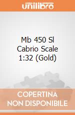 Mb 450 Sl Cabrio Scale 1:32 (Gold) gioco di Bburago