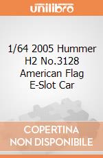 1/64 2005 Hummer H2 No.3128 American Flag E-Slot Car gioco