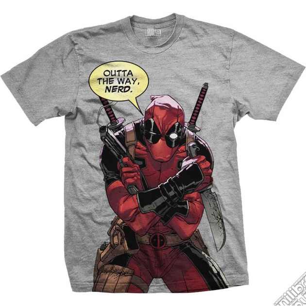 Deadpool - Nerd (T-Shirt Unisex Tg. XL) gioco