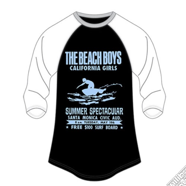 Beach Boys (The) - Ladies Raglan Tee: Spectacular (10) gioco