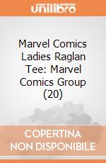 Marvel Comics Ladies Raglan Tee: Marvel Comics Group (20) gioco