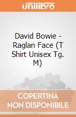 David Bowie - Raglan Face (T Shirt Unisex Tg. M) gioco