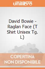 David Bowie - Raglan Face (T Shirt Unisex Tg. L) gioco