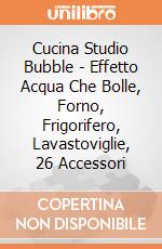 Cucina Studio Bubble - Effetto Acqua Che Bolle, Forno, Frigorifero, Lavastoviglie, 26 Accessori gioco di Smoby