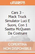 Cars 3 - Mack Truck Simulator Luci E Suoni, Con 1 Saetta McQueen Da Costruire gioco di Smoby