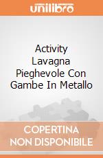 Activity Lavagna Pieghevole Con Gambe In Metallo gioco