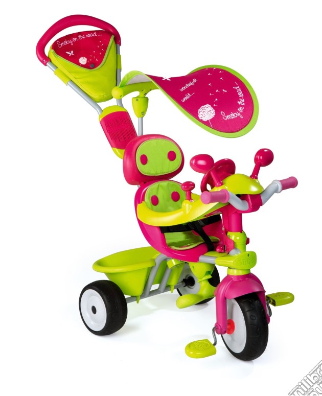 Triciclo Baby Driver Confort 4 In 1 Rosa gioco di Smoby