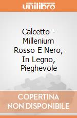 Calcetto - Millenium Rosso E Nero, In Legno, Pieghevole gioco