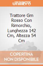 Trattore Gm Rosso Con Rimorchio, Lunghezza 142 Cm, Altezza 54 Cm giochi