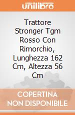 Trattore Stronger Tgm Rosso Con Rimorchio, Lunghezza 162 Cm, Altezza 56 Cm giochi