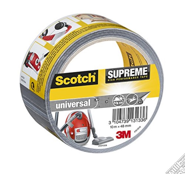 3M Post-it Scotch - Supreme High Performance Universal - Nastro Adesivo Grigio 48mmx10m gioco di 3M