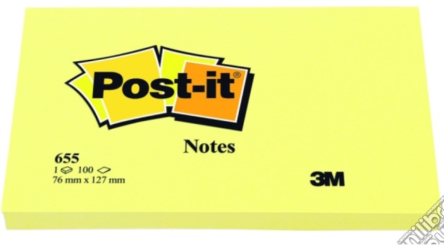3M: Post-It Notes - Flow Pack 100 Fogli Gialli 76X127Mm gioco di 3M