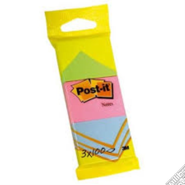 3M Post-it Notes - Flow Pack Appendibili 3x100 Fogli 3 Colori Pastello 51x38 Mm gioco di 3M