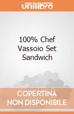 100% Chef Vassoio Set Sandwich giochi