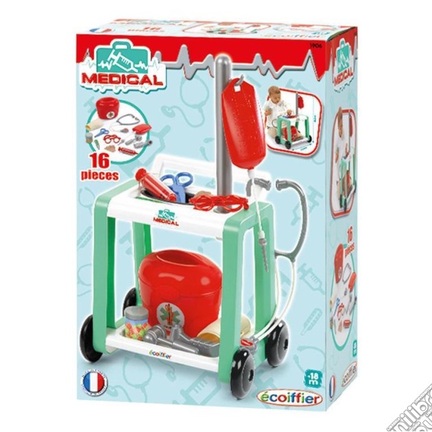 Carrello Del Medico, Con 16 Accessori gioco di Ecoiffier