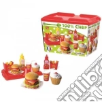 Ecoiffier: 100% Chef Set Hamburger 25 Pz giochi