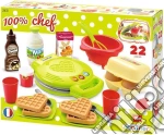 Ecoiffier: 100% Chef Piastra Dei Waffle 22 Pz giochi