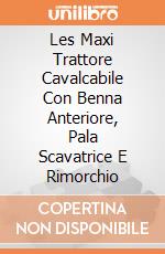 Les Maxi Trattore Cavalcabile Con Benna Anteriore, Pala Scavatrice E Rimorchio giochi