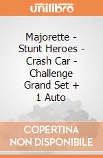 Majorette - Stunt Heroes - Crash Car - Challenge Grand Set + 1 Auto gioco