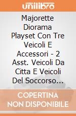 Majorette Diorama Playset Con Tre Veicoli E Accessori - 2 Asst. Veicoli Da Citta E Veicoli Del Soccorso Alpino giochi