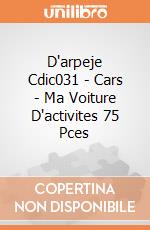 D'arpeje Cdic031 - Cars - Ma Voiture D'activites 75 Pces gioco di D'arpeje